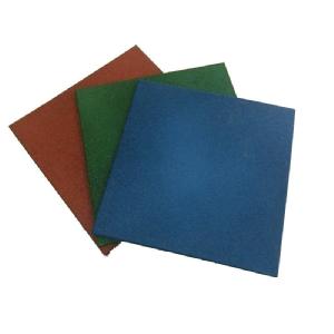 PISO DE BORRACHA COLORIDO 50 X 50 X 15MM  