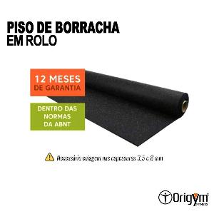 PISO DE BORRACHA EM ROLO