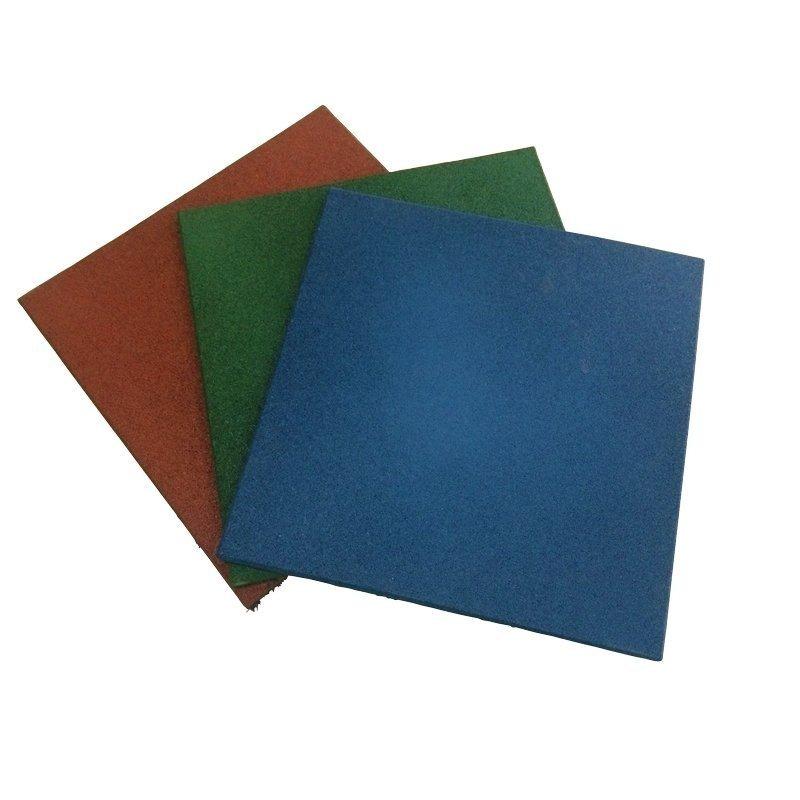 PISO DE BORRACHA COLORIDO 50 X 50 X 15MM  